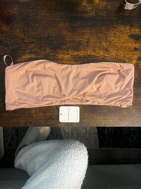 FREE PEOPLE Strapless Bandeau Bralette- Blush Pink